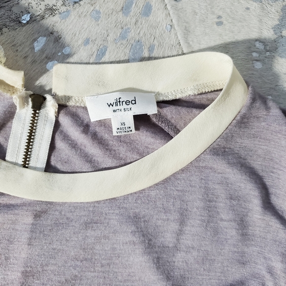 Wilfred purple t-shirt blouse - Picture 3 of 3